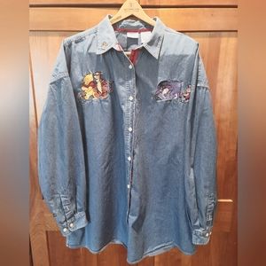 The Disney Store Winnie-the-Pooh & Friends Jean Shirt